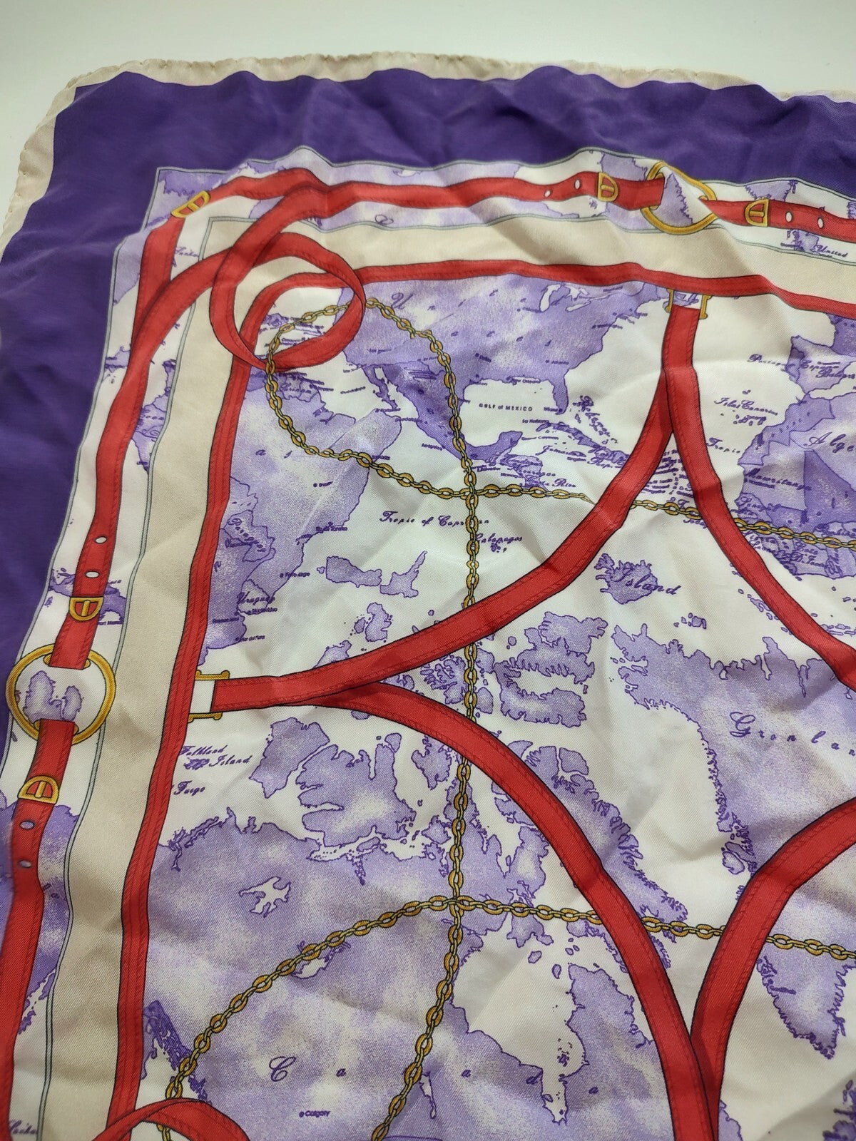 ALVIERO MARTINI 1 CLASSE FOULARD 100% SILK SETA SCARVES SCARF SQUARE MADE ITALY