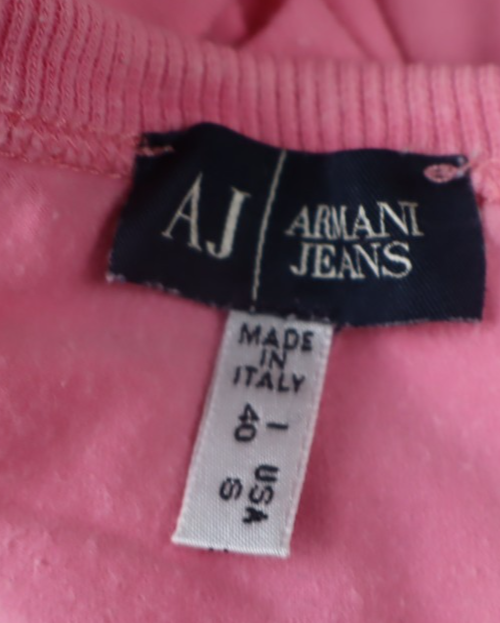 AJ ARMANI JEANS MAGLIA MANICA A 3/4 DONNA TG 40 WOMAN CASUAL VINTAGE TOP T-SHIRT