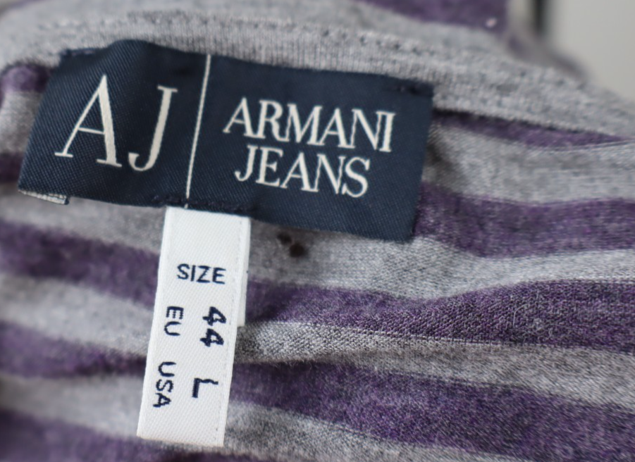 AJ ARMANI JEANS VESTITO MANICA LUNGA DONNA 44 WOMAN CASUAL VINTAGE DRESS ABITO