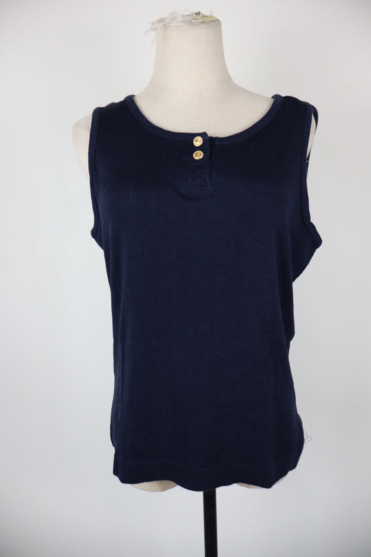 LUISA SPAGNOLI CANOTTA TOP MAGLIA DONNA TG. M WOMAN T-SHIRT CASUAL VINTAGE