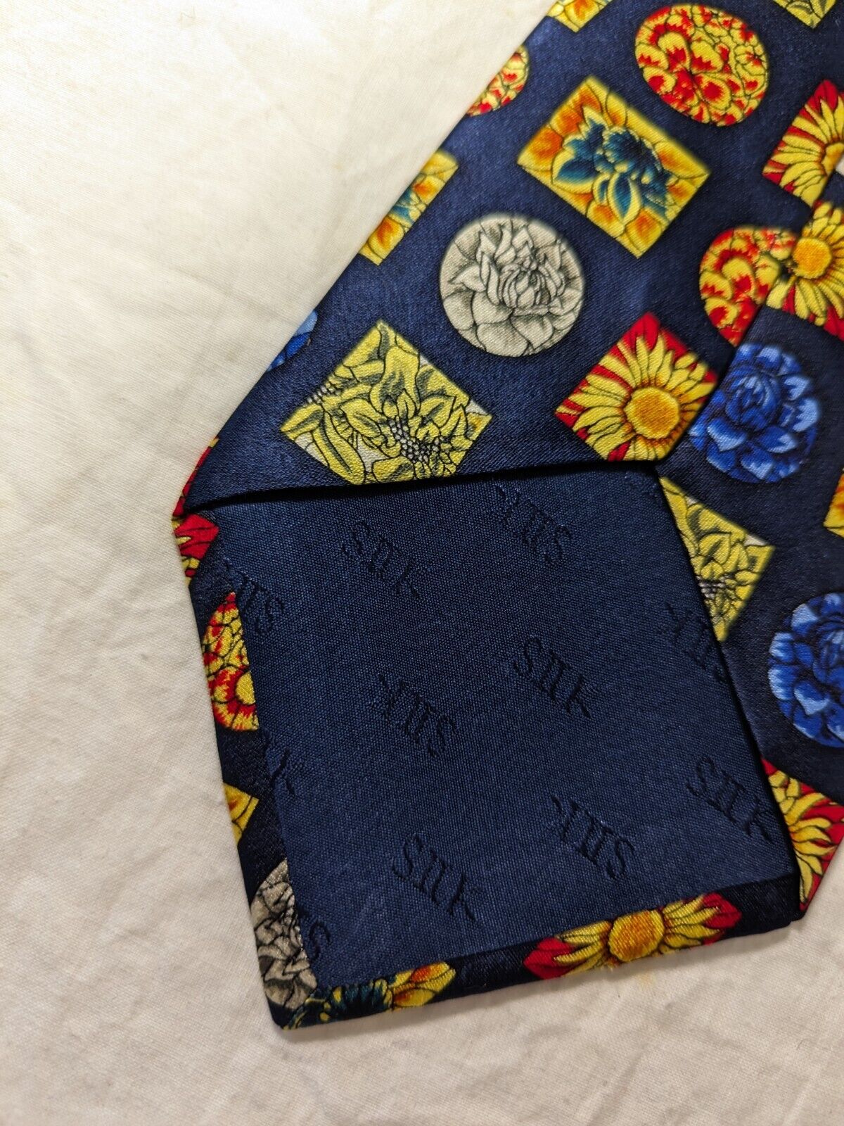 ROBERTA BALDINI 100%  SILK TIE SETA CRAVATTA NECKTIE MADE IN ITALY