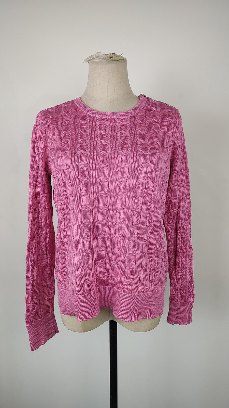 POLO RALPH LAUREN MAGLIONE COTONE DONNA TG S WOMAN CASUAL SWEATER ITALY