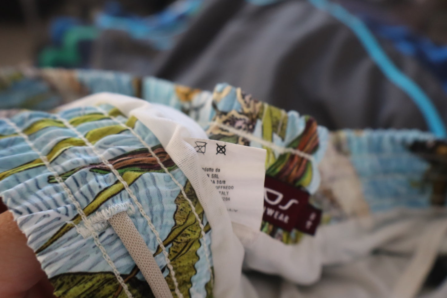 BYBLOS COSTUME PANTALONCINO MARE UOMO TG 48 MEN SWIMSUIT VINTAGE CASUAL