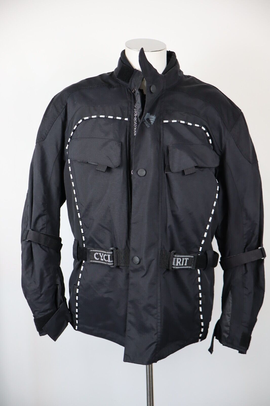 CYCLE SPIRIT GIUBBINO MOTO CON PROTEZIONI UOMO TG L MEN JACKET SPORT
