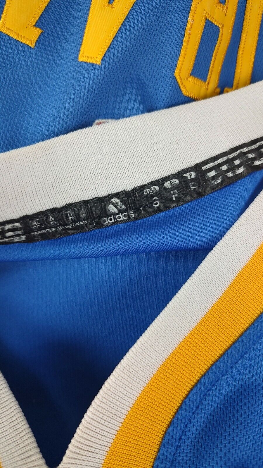 ADIDAS GOLDEN STATE WARRIORS KEVIN DURANT 15 BASKET UOMO TG S SPORT VINTAGE +2