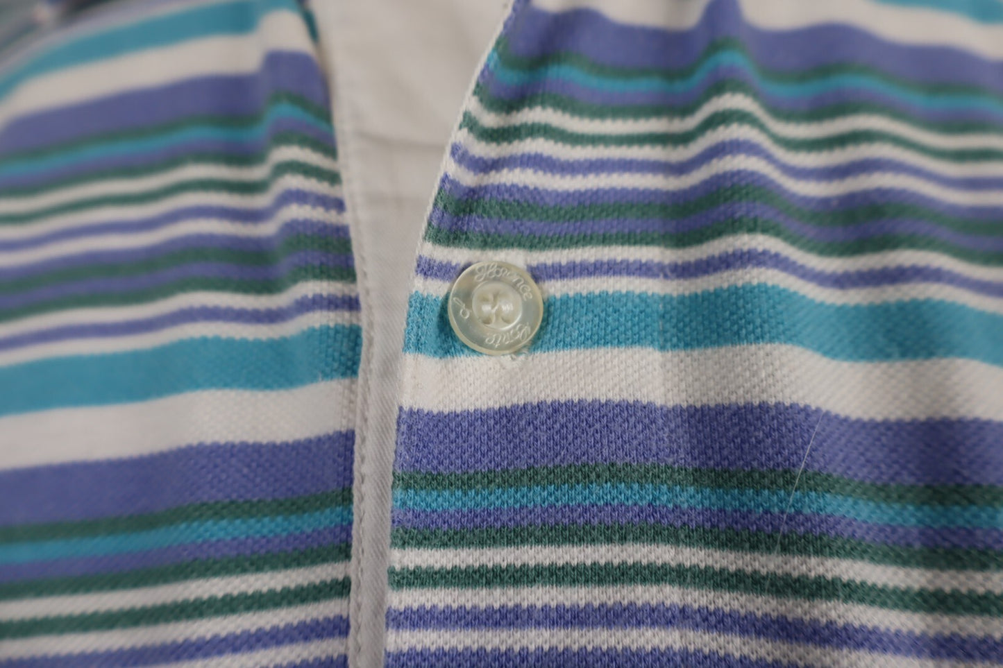 CONTE OF FLORENCE MAGLIA POLO UOMO TG. L MAN COTONE SHIRT CASUAL VINTAGE COTONE