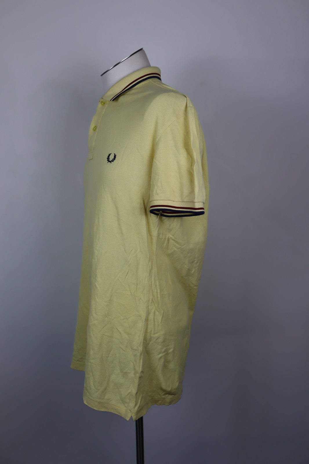 FRED PERRY POLO MAGLIA UOMO TG 44 / 112CM MAN T-SHIRT CASUAL VINTAGE COTONE