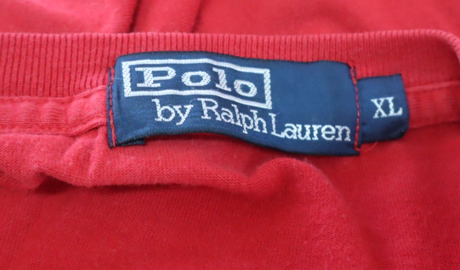 POLO RALPH LAUREN MAGLIA UOMO COTONE XL MAN COTTON T- SHIRT CASUAL VINTAGE
