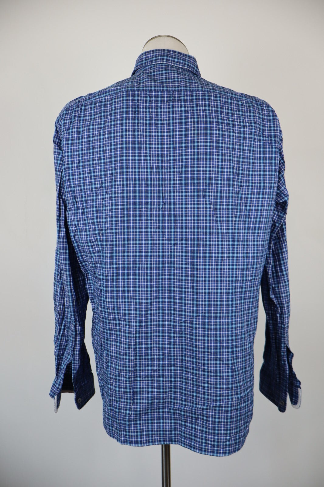 HUGO BOSS CAMICIA UOMO TG. L MAN CASUAL VINTAGE SHIRT COTONE COTTON