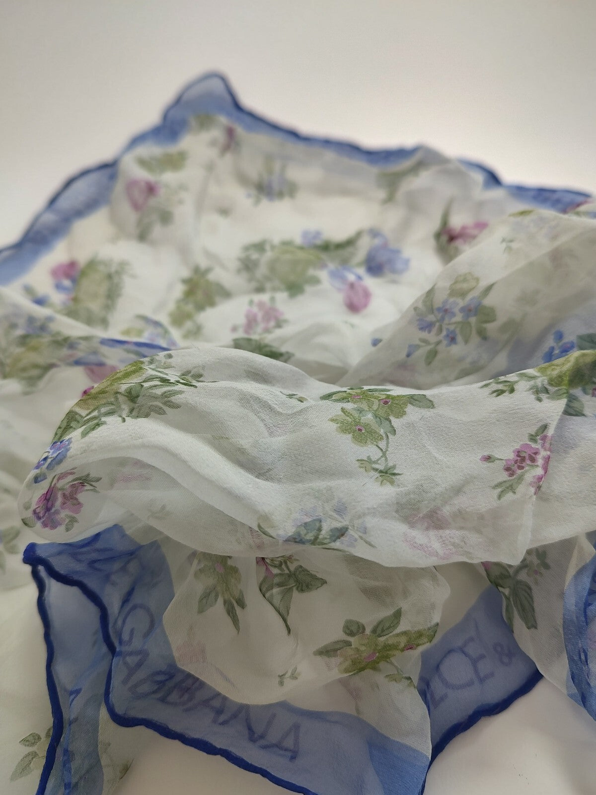 DOLCE & GABBANA FOULARD 100% SILK SETA SCARVES SCARF SQUARE MADE IN ITALY