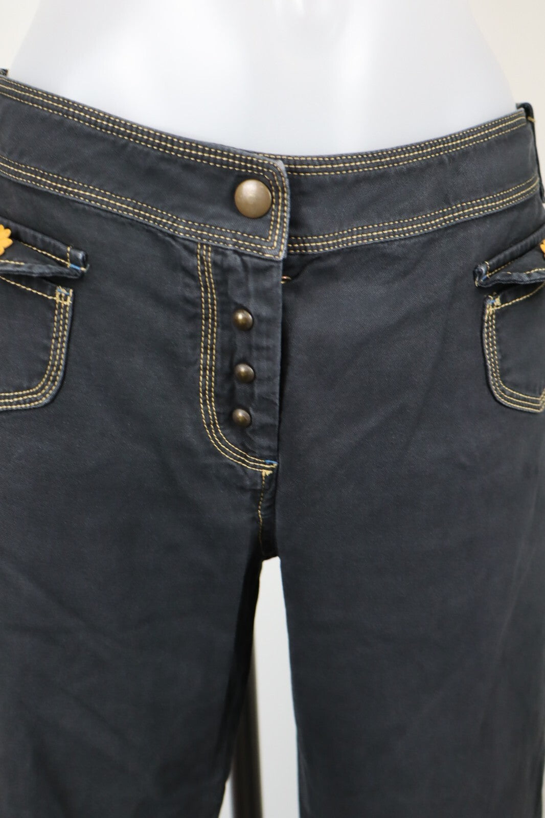 FAY PANTALONE CASUAL DONNA TG 44 WOMAN VINTAGE PANTS DENIM