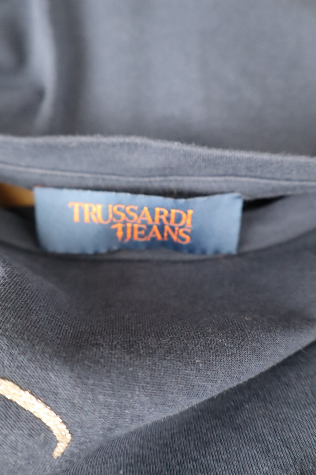 TRUSSARDI JEANS MAGLIA DONNA TG S WOMAN CASUAL VINTAGE T-SHIRT COTONE