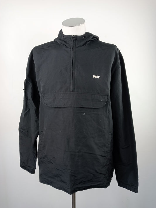 OBEY GIUBBINO LEGGERO UOMO L VINTAGE MAN VINTAGE CASUAL JACKET GIACCA A VENTO