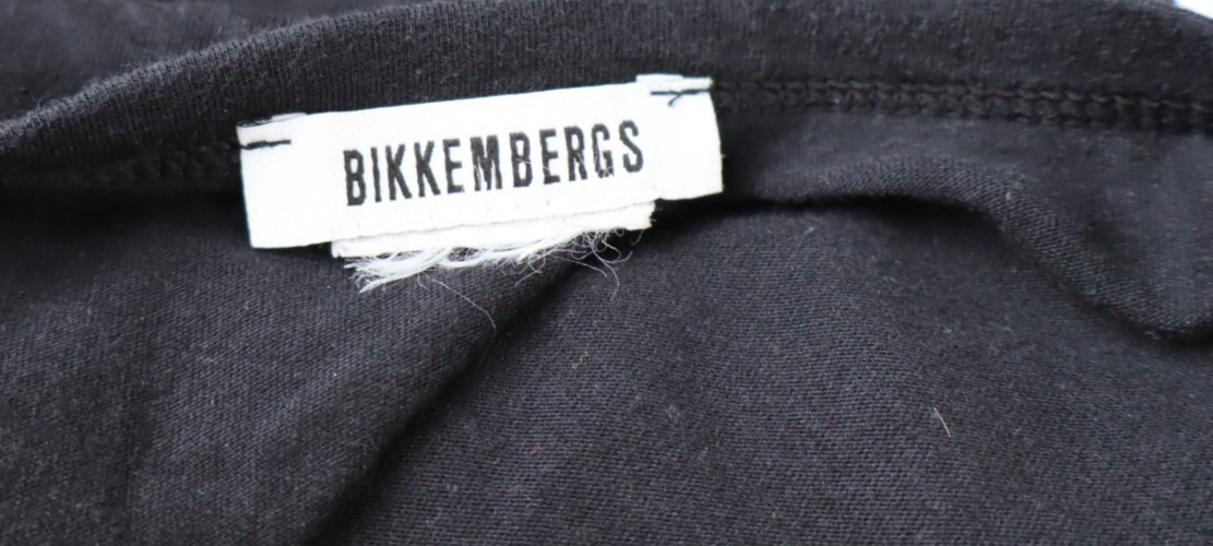 BIKKEMBERGS MAGLIA T-SHIRT UOMO TG. M MAN SHIRT CASUAL VINTAGE LOGO COTONE