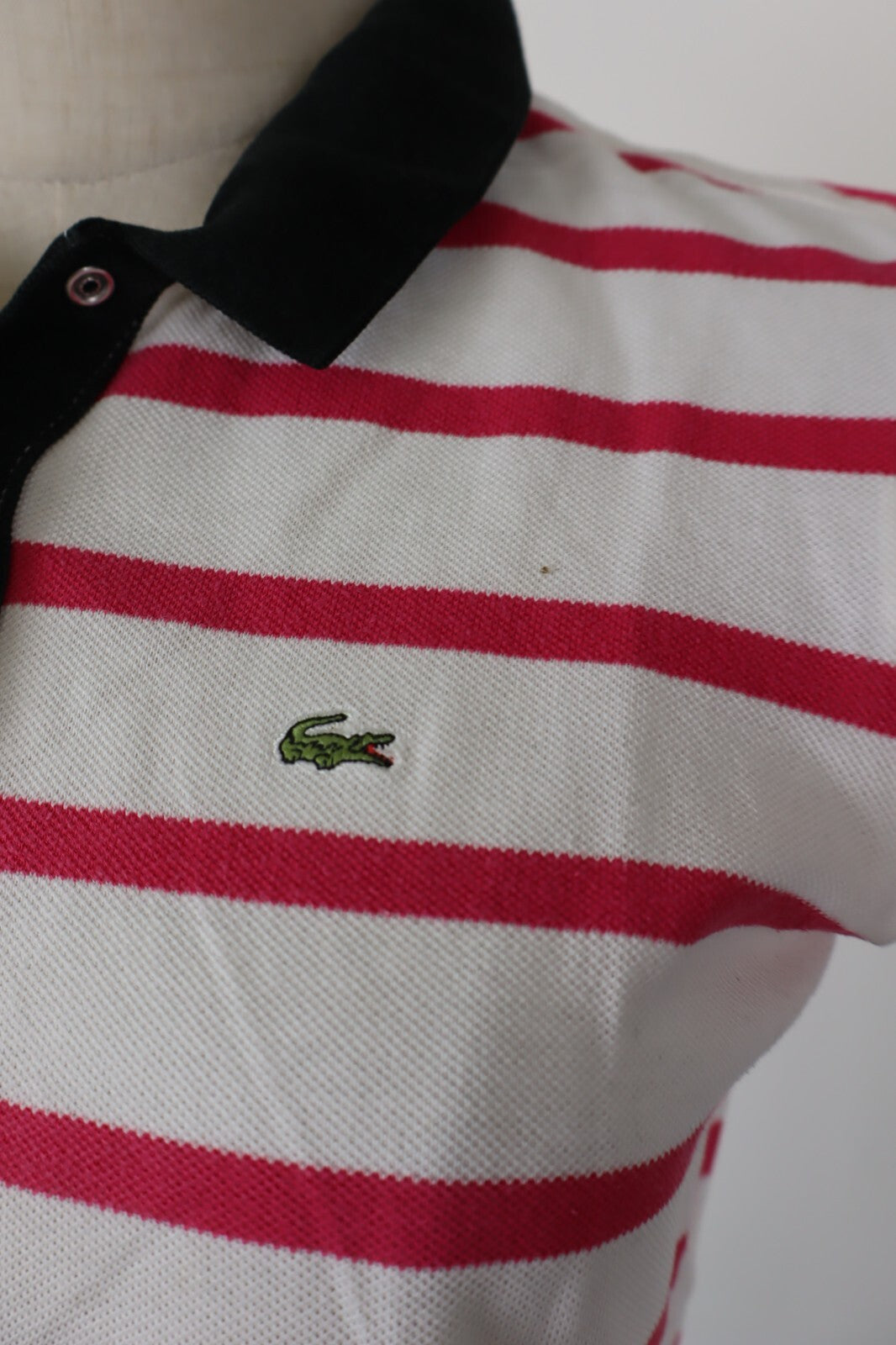LACOSTE POLO MAGLIA DONNA COTONE TG. 42 WOMAN COTTON SHIRT CASUAL VINTAGE