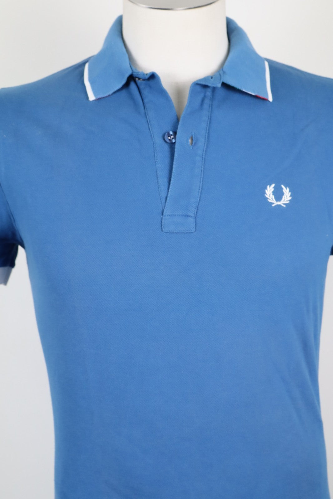 FRED PERRY SLIM POLO MAGLIA UOMO COTONE TG S MAN COTTON T-SHIRT CASUAL VINTAGE