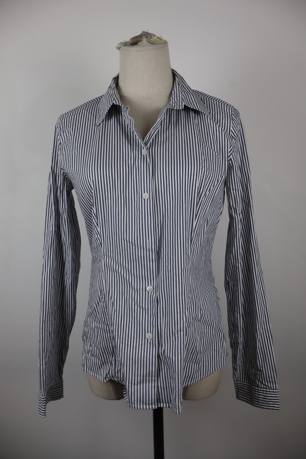 EMME MARELLA CAMICIA MANICHE LUNGHE DONNA TG. 42 WOMAN SHIRT CASUAL VINTAGE LOGO