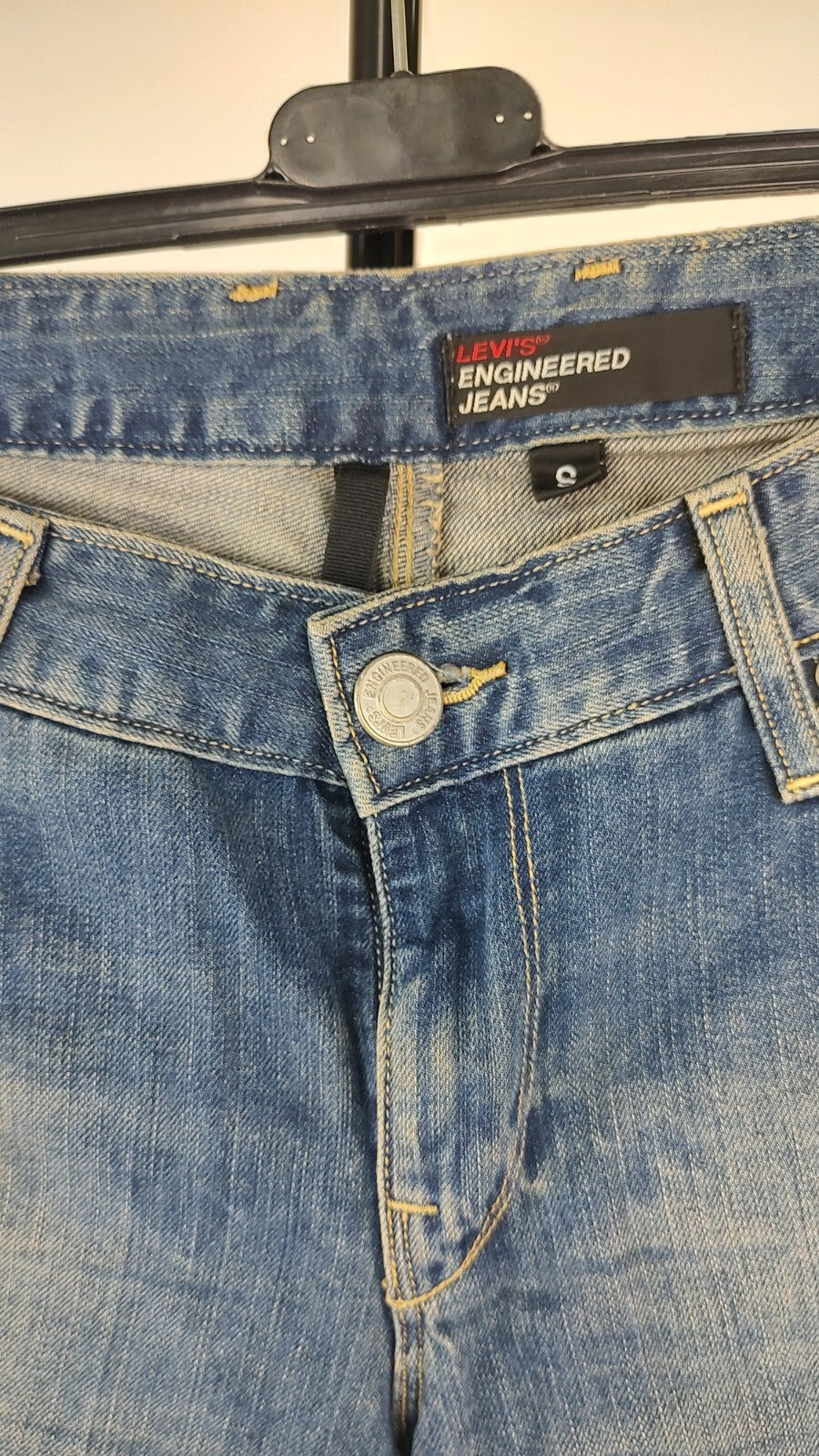 LEVI'S ENGINEERED PANTALONE JEANS SHORTS UOMO TS. S MAN VINTAGE CASUAL PANTS