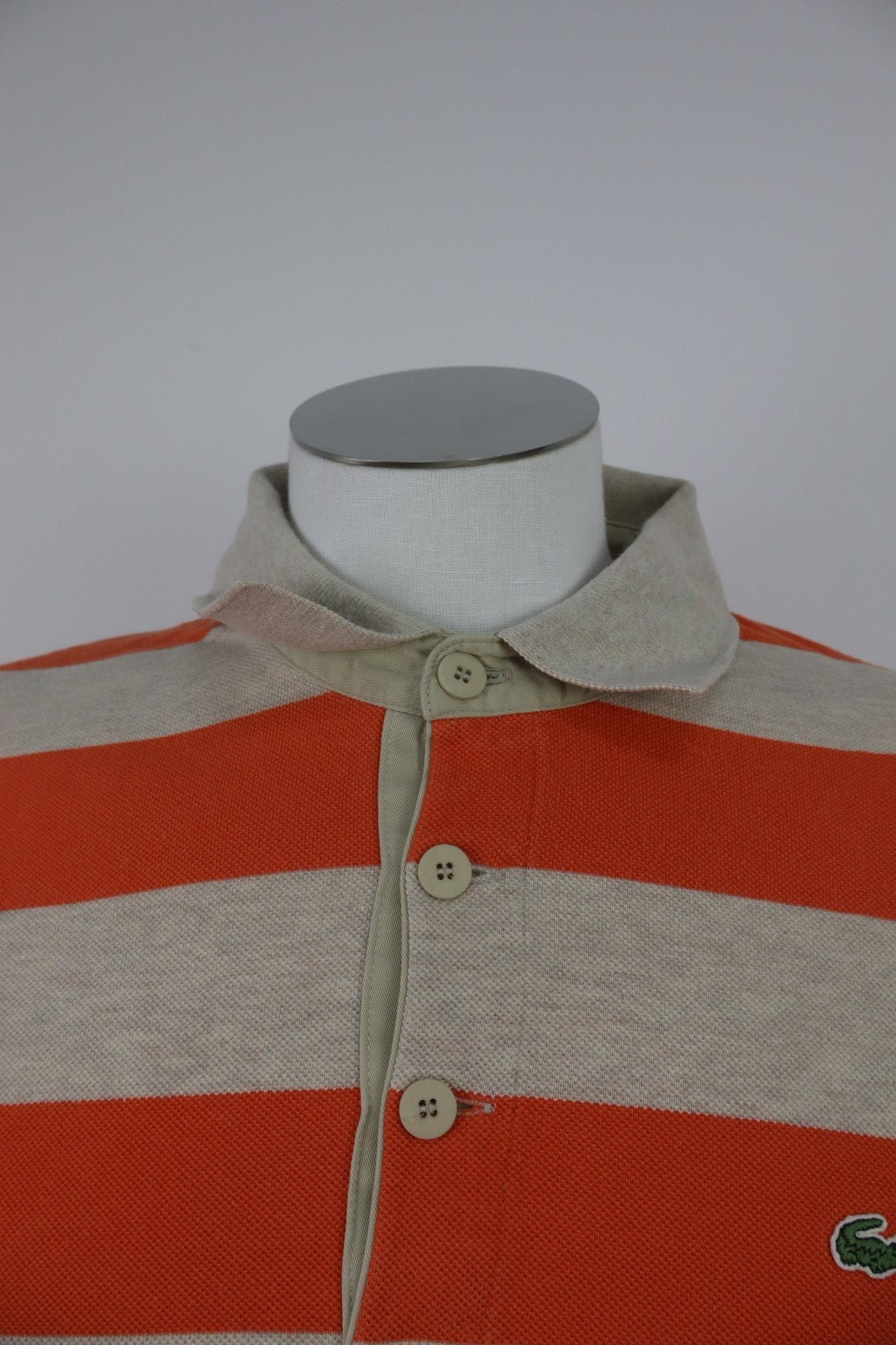 LACOSTE POLO MAGLIA UOMO TG XL MAN COTONE SHIRT CASUAL VINTAGE COTTON