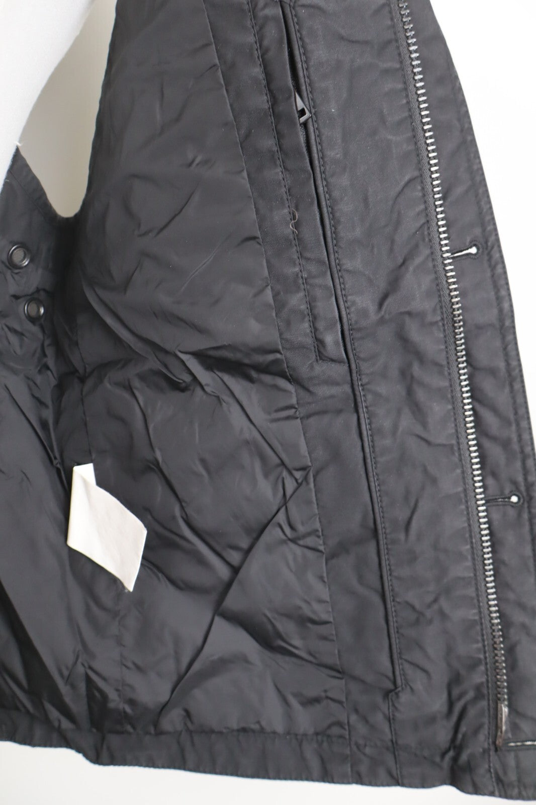 RALPH LAUREN GIUBBINO SMANICATO GILET UOMO TG M MAN CASUAL VINTAGE JACKET NERO