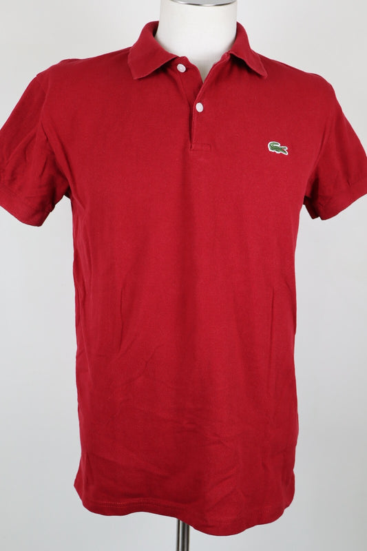 LACOSTE MAGLIA POLO UOMO TG XL MAN POLO CASUAL VINTAGE COTONE COLLETTO