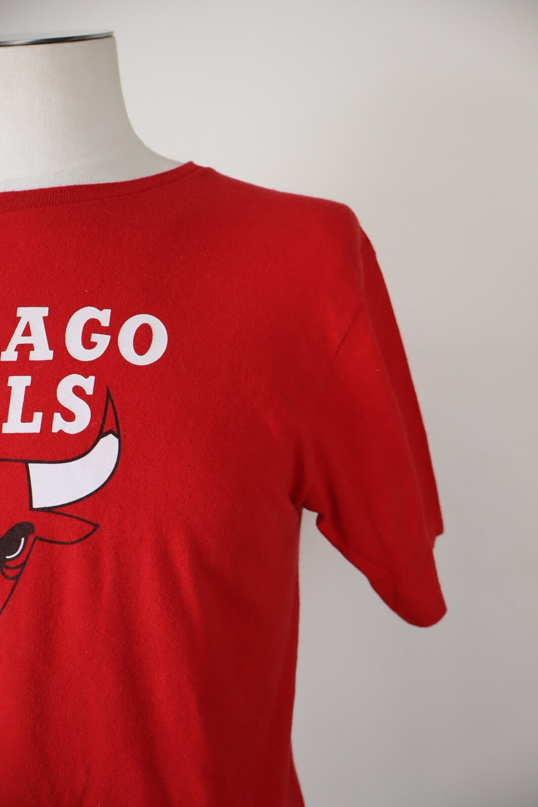 ADIDAS CHICAGO BULLS MAGLIA BASKET T-SHIRT UOMO TG M VINTAGE SPORT COTONE