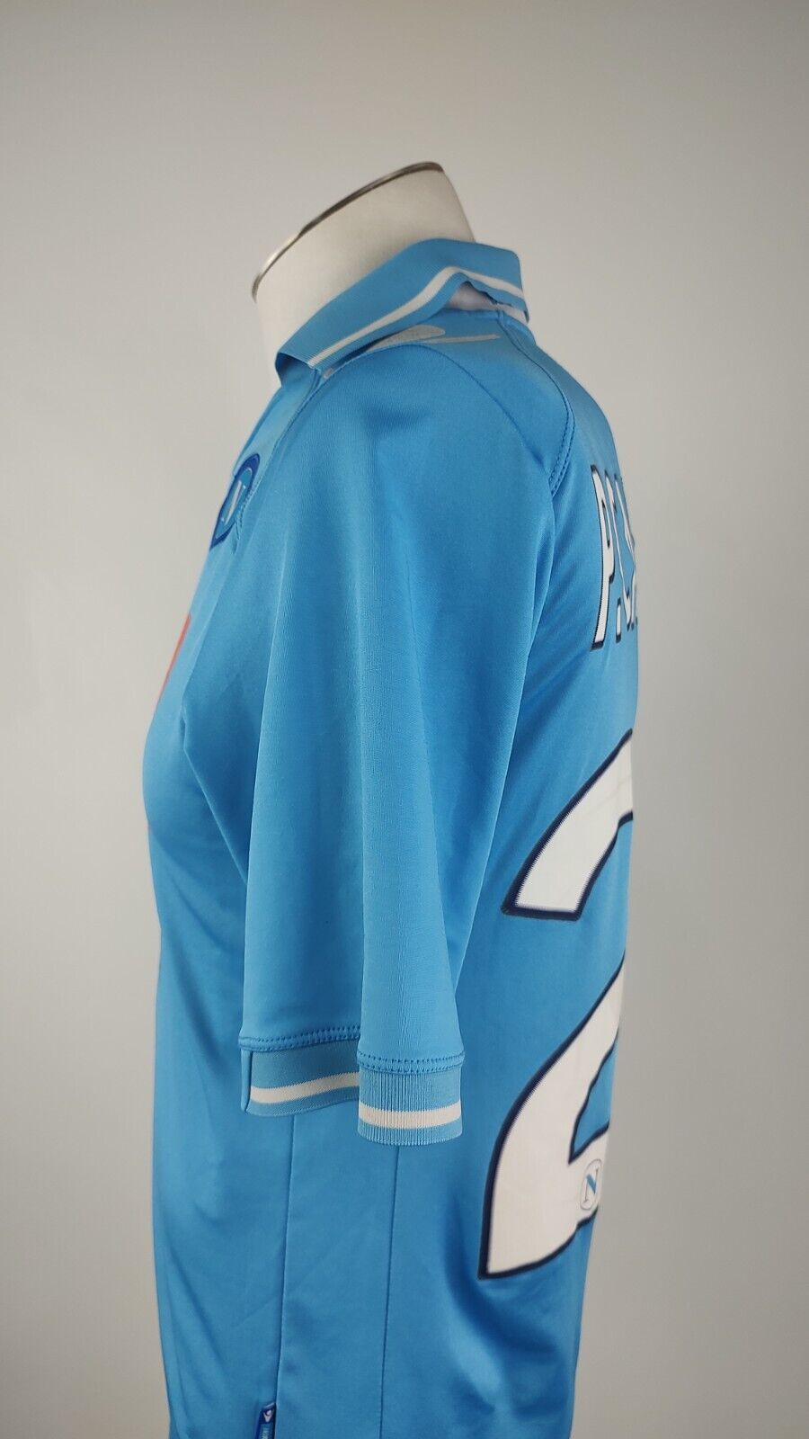 MACRON NAPOLI MAGLIA P. CANNAVARO 28 CALCIO UOMO Tg S SOCCER TRIKOT MAN JERSEY