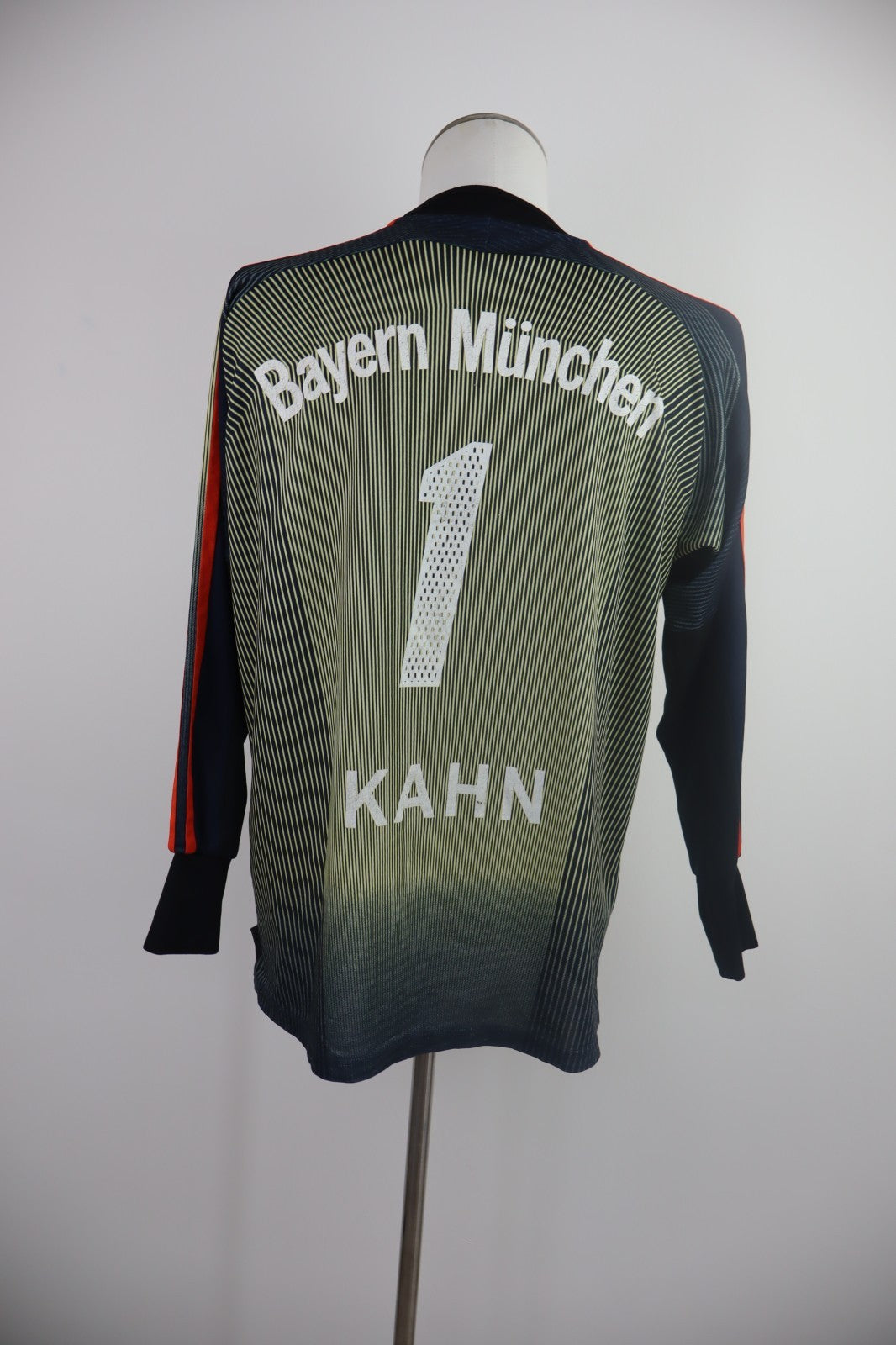 ADIDAS BAYERN KAHN 1 MAGLIA CALCIO UOMO Tg XL SOCCER JERSEY TRIKOT PORTIERE