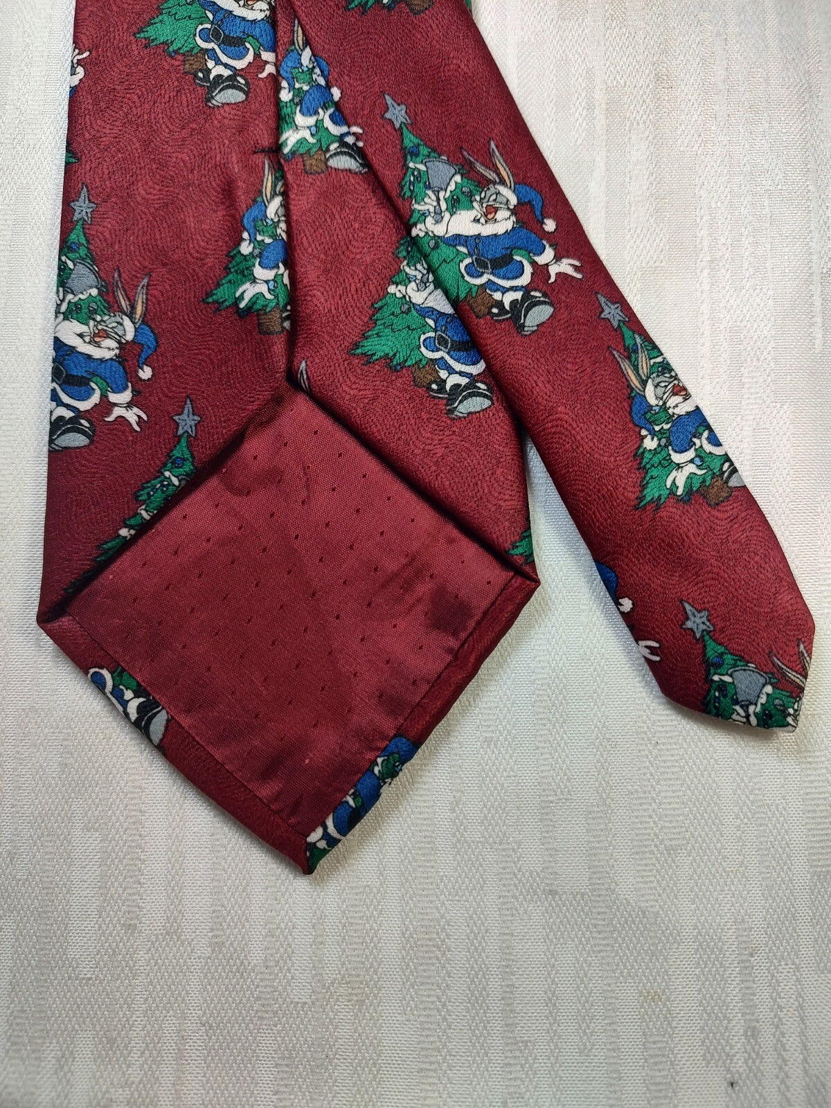 WARNER BROS BUGS BUNNY CRAVATTA NECKTIE CLASSIC CASUAL VINTAGE