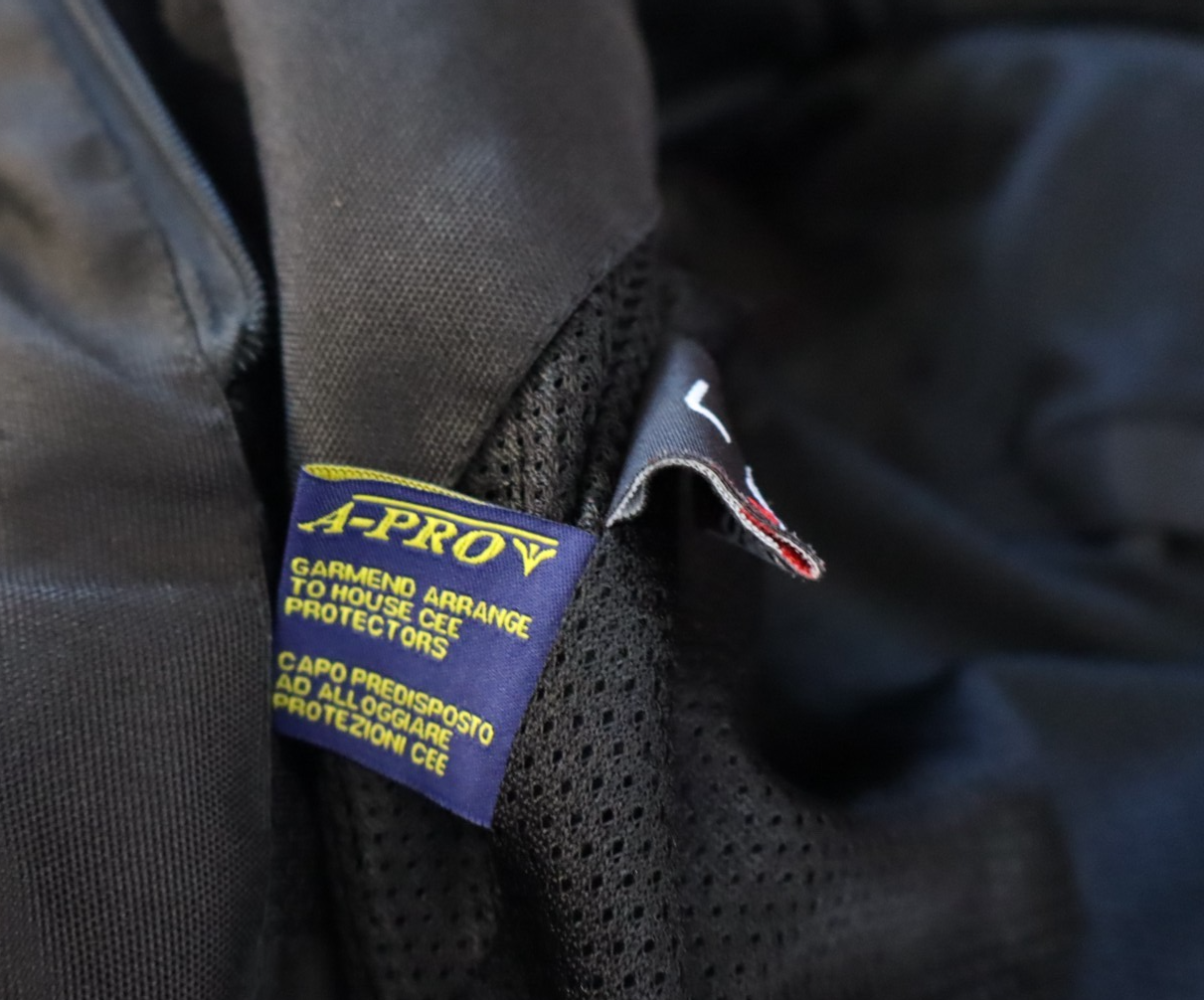 A-PRO GIUBBINO MOTO CON PROTEZIONI UOMO TG L MEN JACKET SPORT