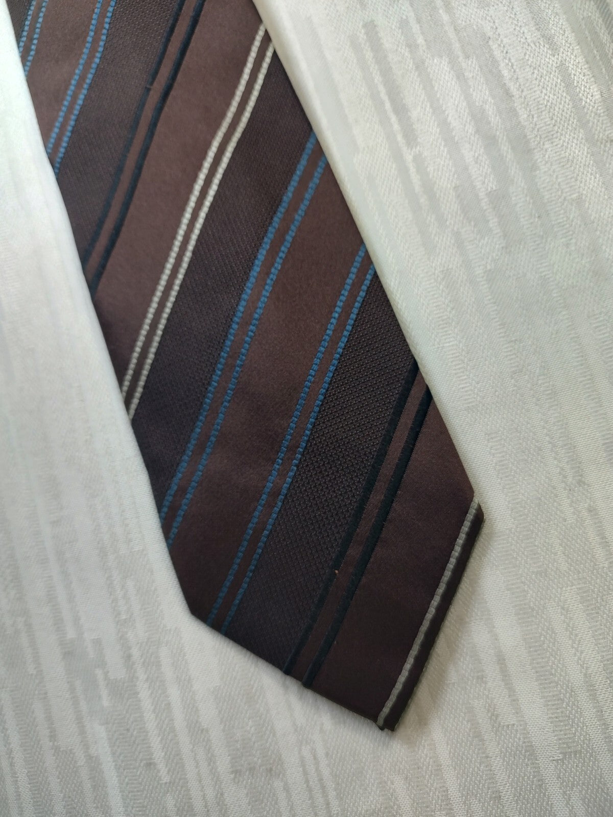 BARTON MODA 100% SILK TIE SETA CRAVATTA NECKTIE MADE IN ITALY CLASSIC