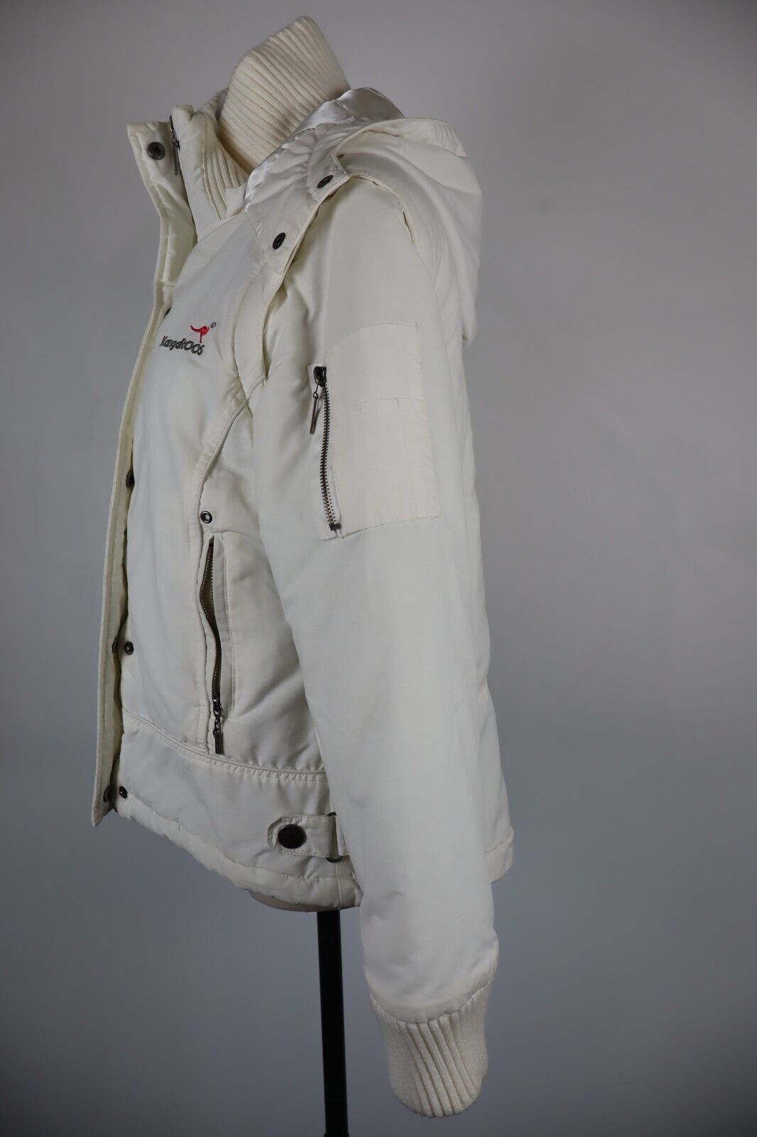 KANGAROOS GIUBBINO SMANICATO GIACCA DONNA TG 42 WOMAN JACKET CASUAL VINTAGE