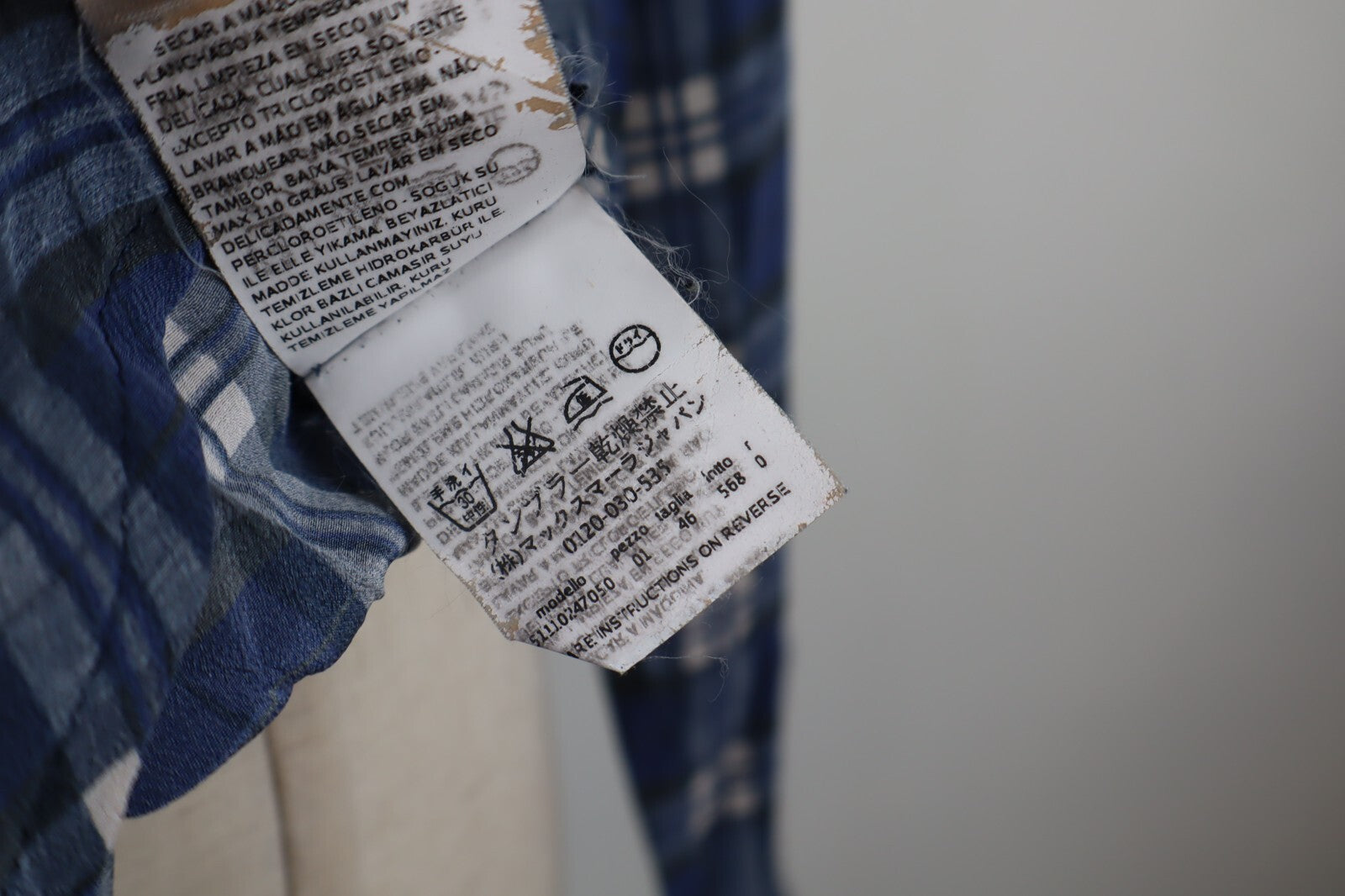 WEEKEND MAX MARA CAMICIA LUNGA DONNA TG 46 WOMAN SHIRT CASUAL VINTAGE SETA SILK