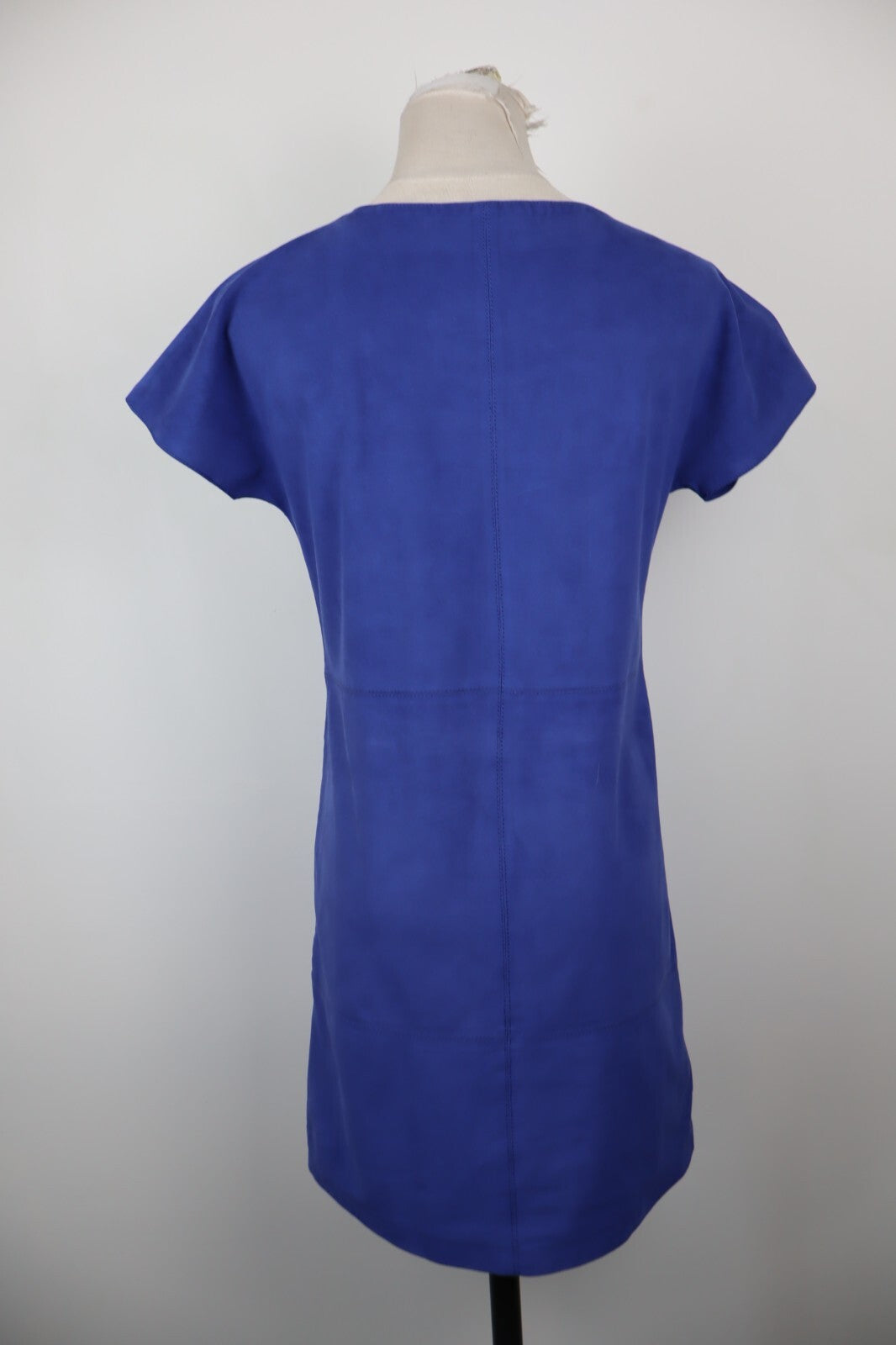 GUESS LOS ANGELES VESTITO PELLE DONNA TG XS WOMAN CASUAL VINTAGE LEATHER DRESS