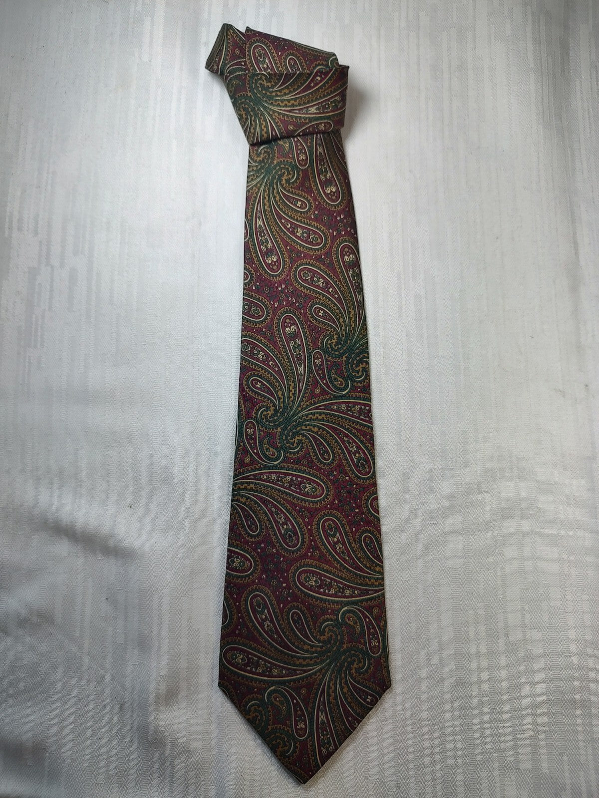 TRUSSARDI 100% SILK TIE SETA CRAVATTA NECKTIE MADE IN ITALY CLASSIC