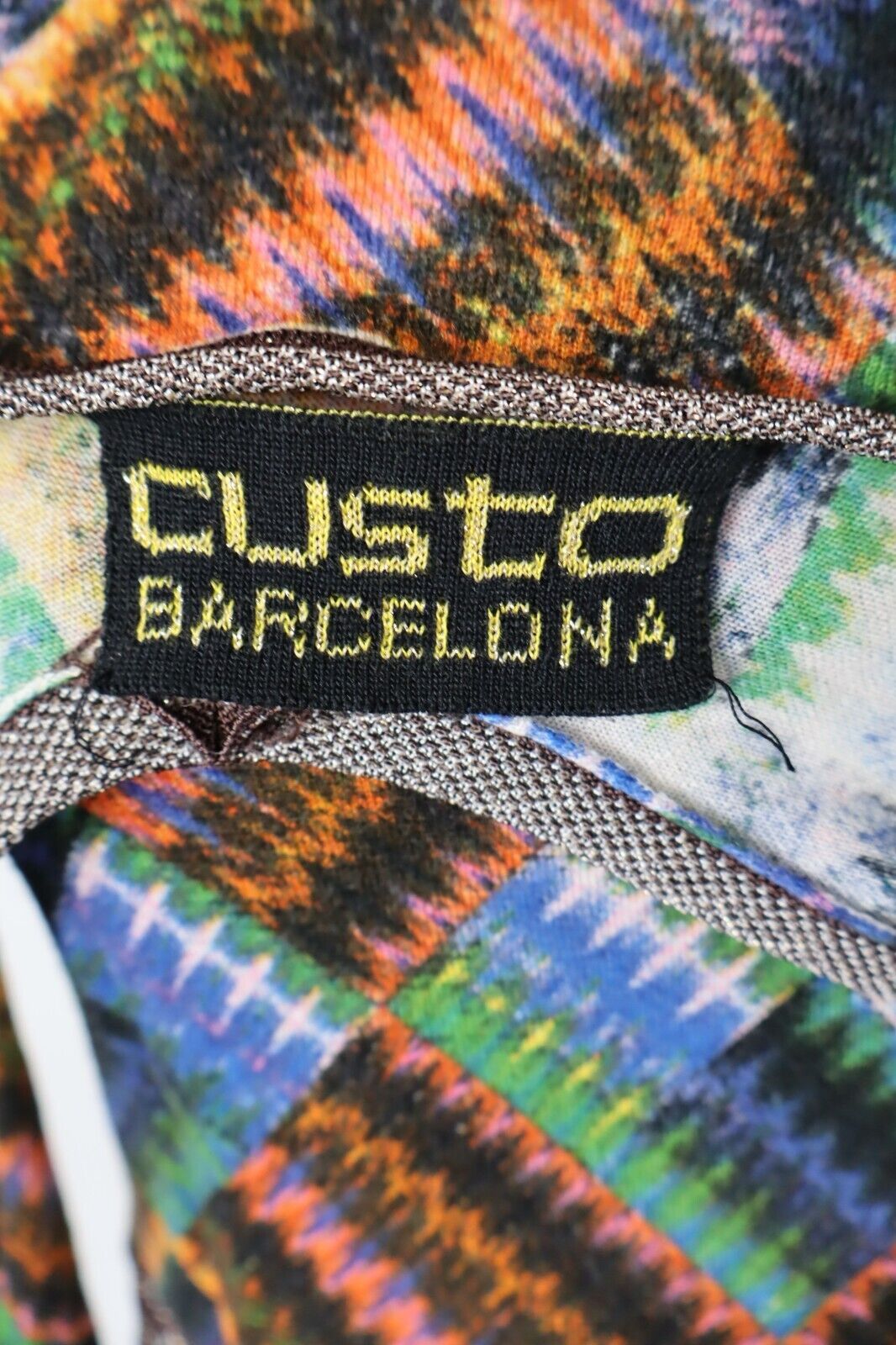 CUSTO BARCELONA VESTITO DONNA TG M WOMAN CASUAL VINTAGE DRESS LANA