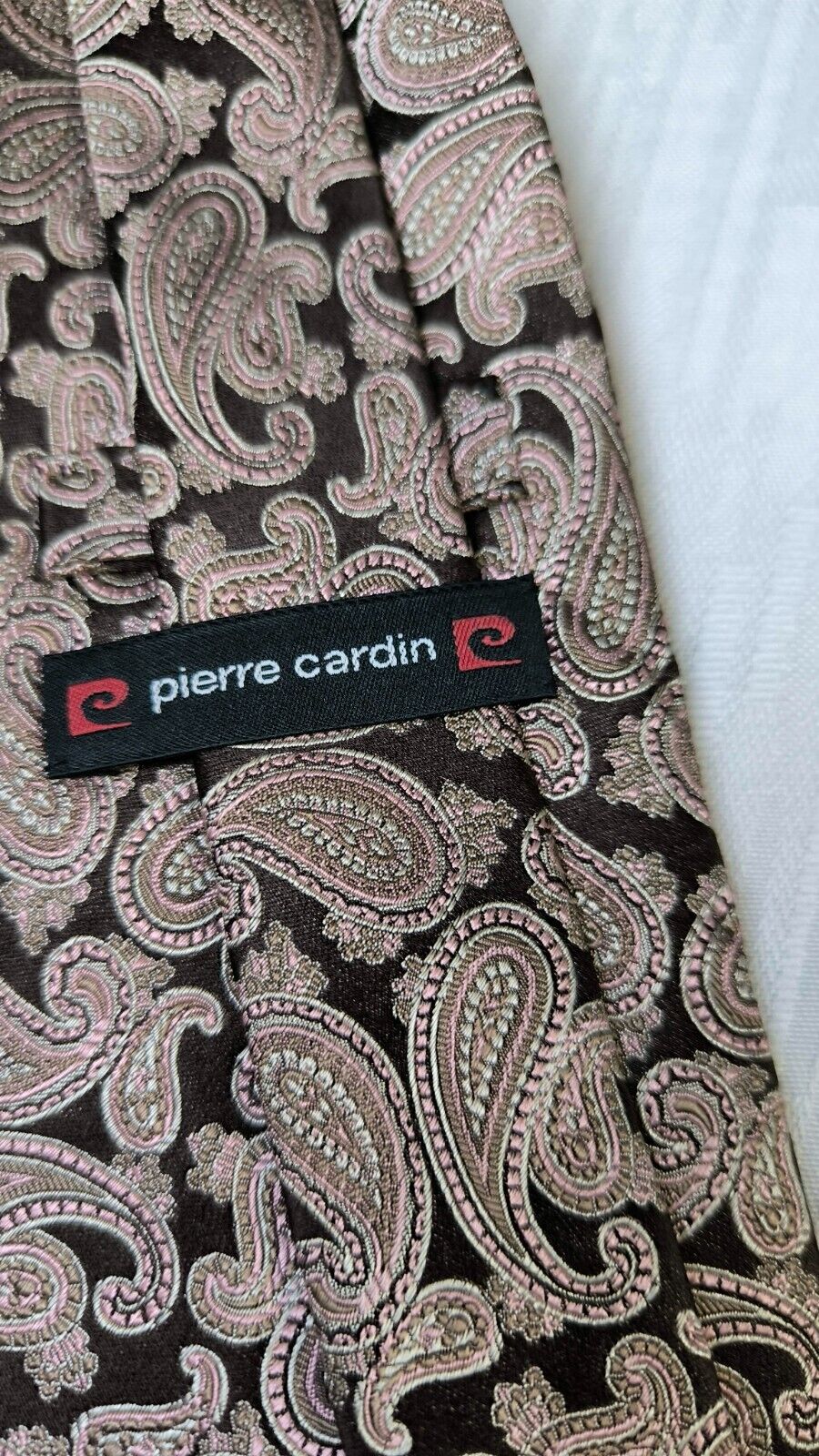 PIERRE CARDIN 100% SILK TIE SETA CRAVATTA NECKTIE MADE IN ITALY