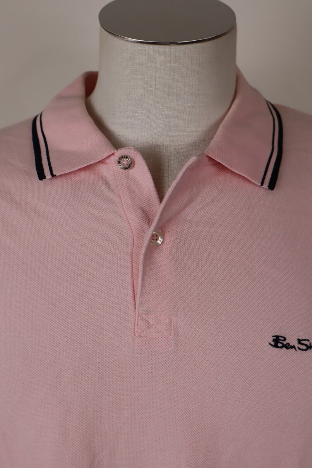BEN SHERMAN MAGLIA POLO UOMO TG 2XL MAN T-SHIRT CASUAL VINTAGE COTONE