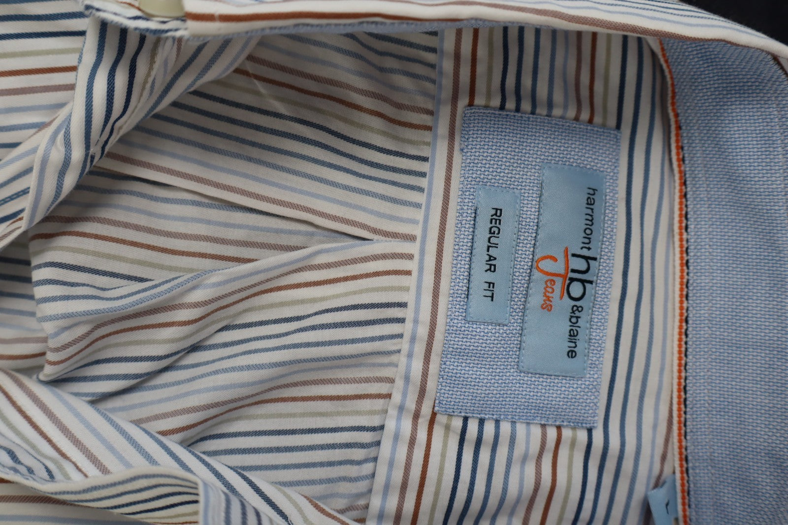 HARMONT & BLAINE CAMICIA COTONE SHIRT UOMO Tg L MAN VINTAGE CASUAL COTTON