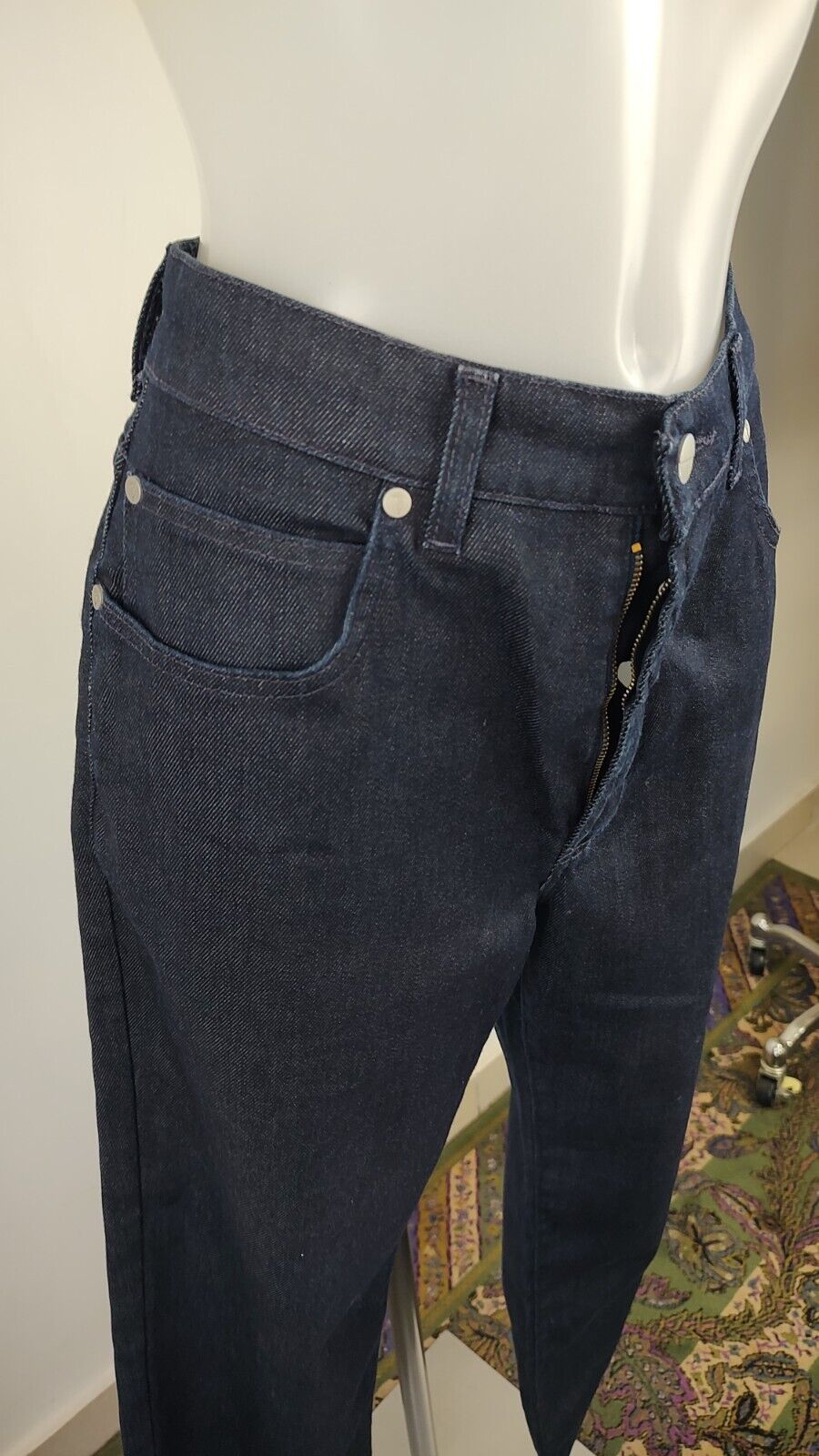 TRUSSARDI PANTALONE DONNA CASUAL 48 WOMAN VINTAGE PANTS DENIM VINTAGE