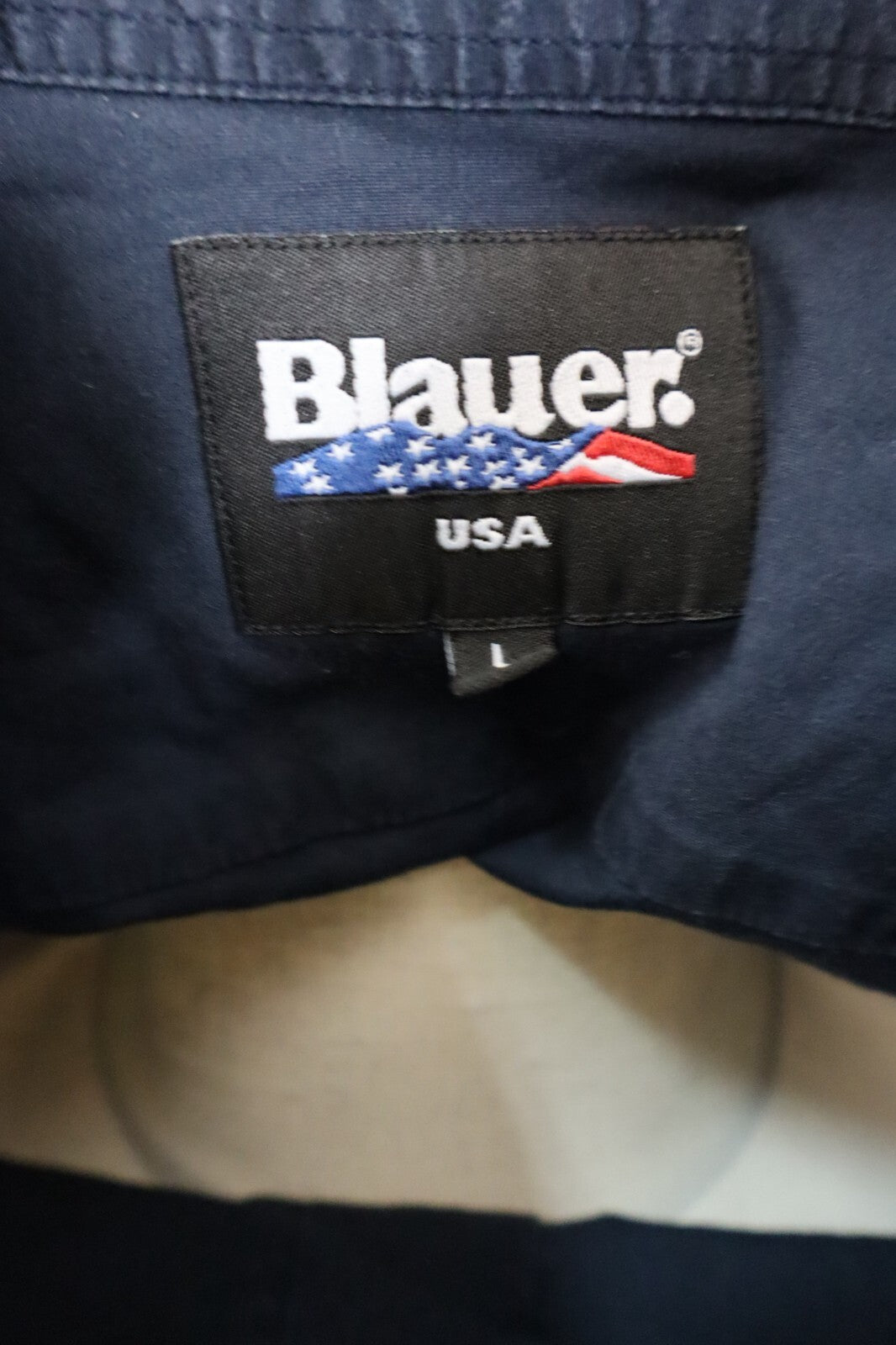 BLAUER USA CAMICIA UOMO COTONE TG L MAN CASUAL VINTAGE SHIRT COTONE