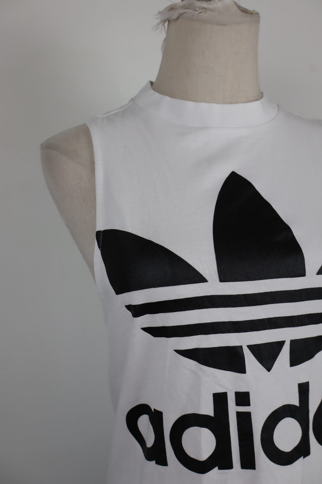 ADIDAS MAGLIA SMANICATA DONNA TG. 36  WOMAN CASUAL VINTAGE T-SHIRT TOP COTONE