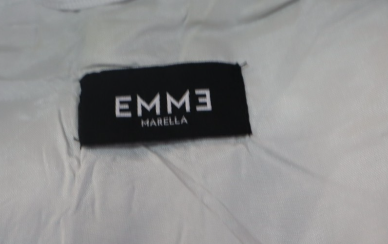 EMME MARELLA BLAZER GIACCA COTONE DONNA Tg 52 WOMAN CASUAL VINTAGE JACKET POIS