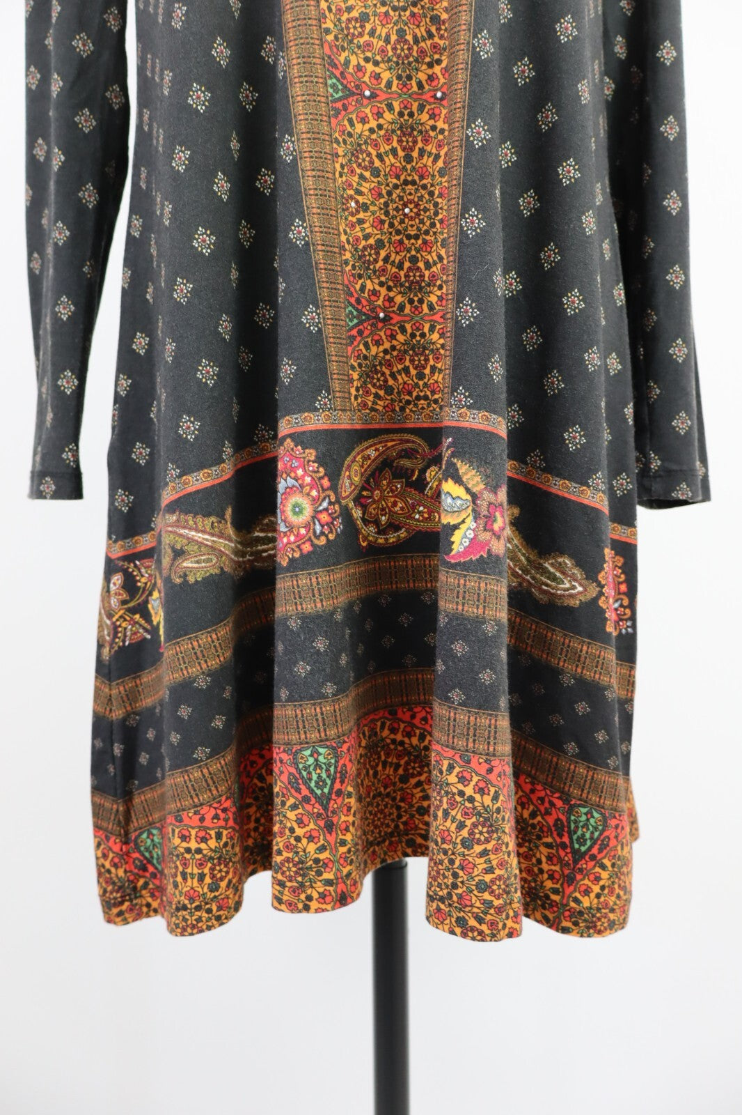 DESIGUAL VESTITO DONNA TG. L WOMAN CASUAL VINTAGE DRESS ITALIA VISCOSA