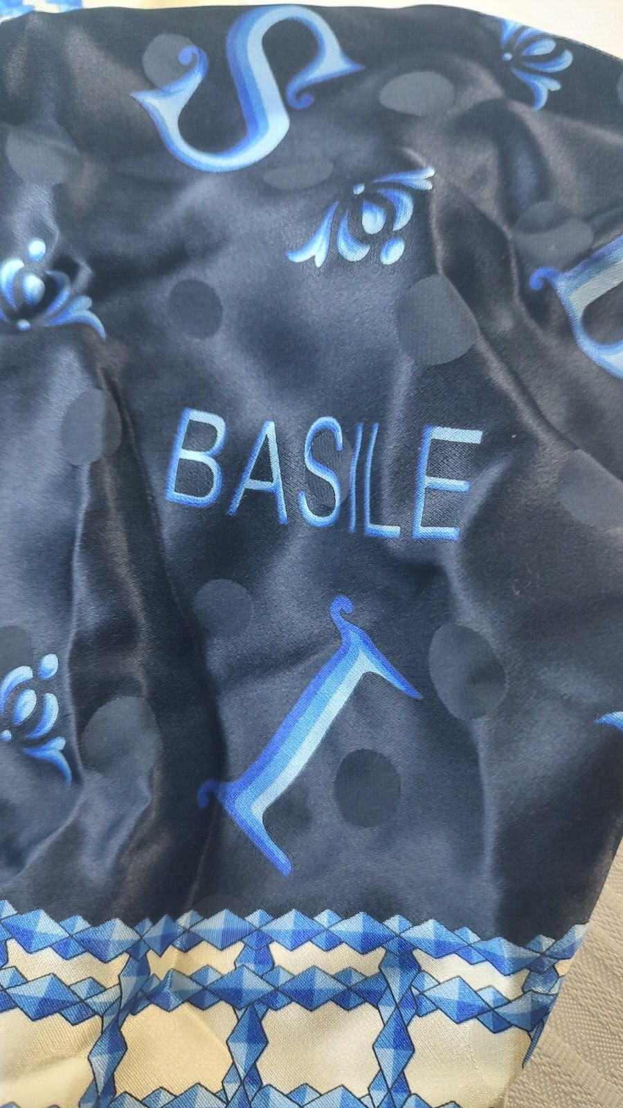 BASILE FOULARD 100% SILK SCARVES SCARF SQUARE SETA MADE IN ITALY