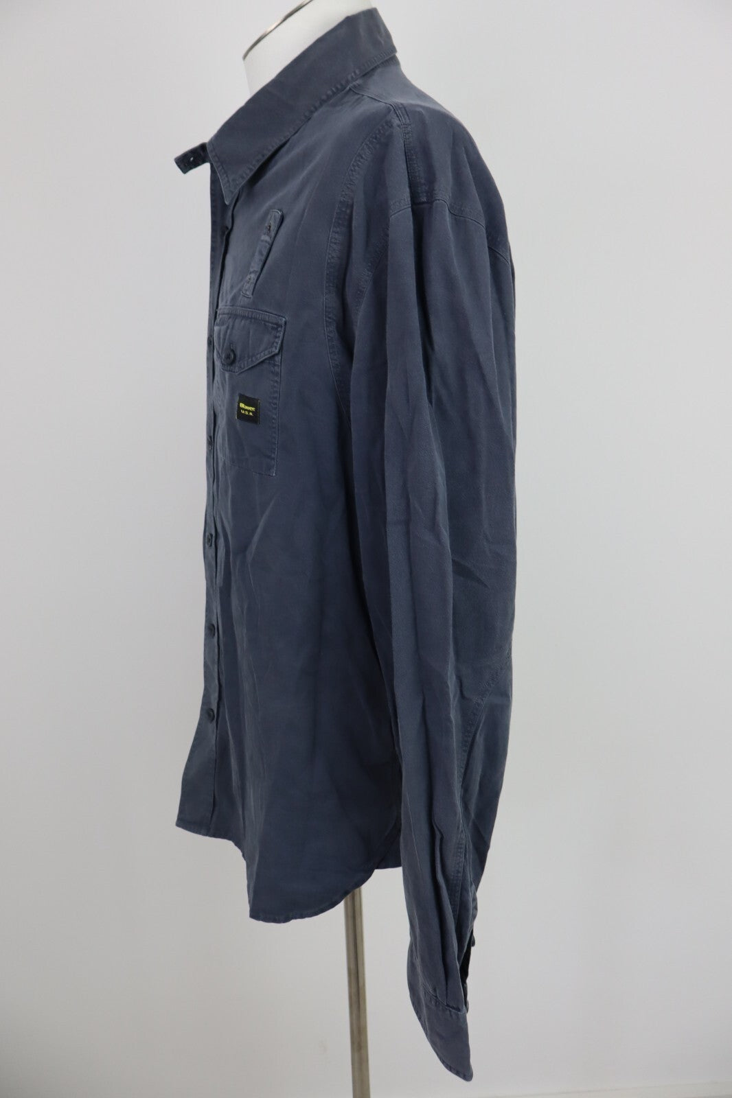 BLAUER CAMICIA UOMO COTONE TG XXL  MAN CASUAL VINTAGE SHIRT COTONE