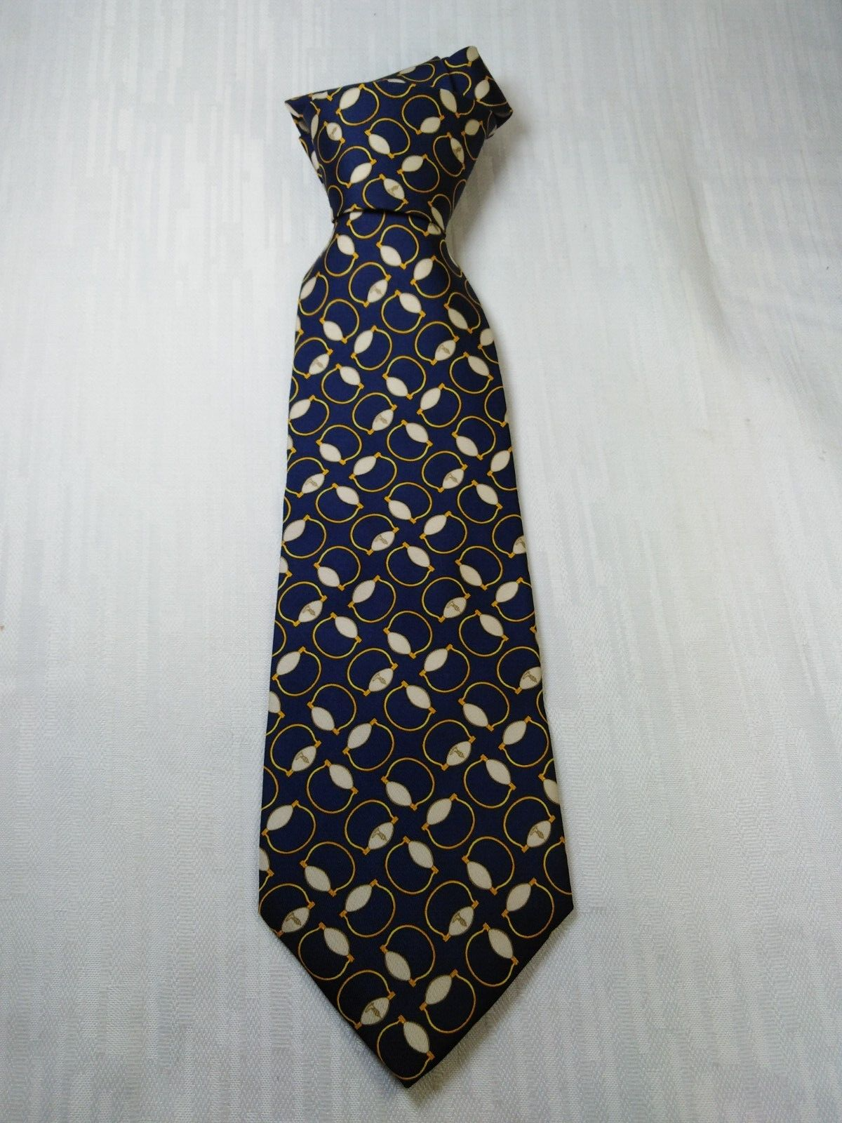 TRUSSARDI 100% SILK TIE SETA CRAVATTA NECKTIE MADE IN ITALY CLASSIC