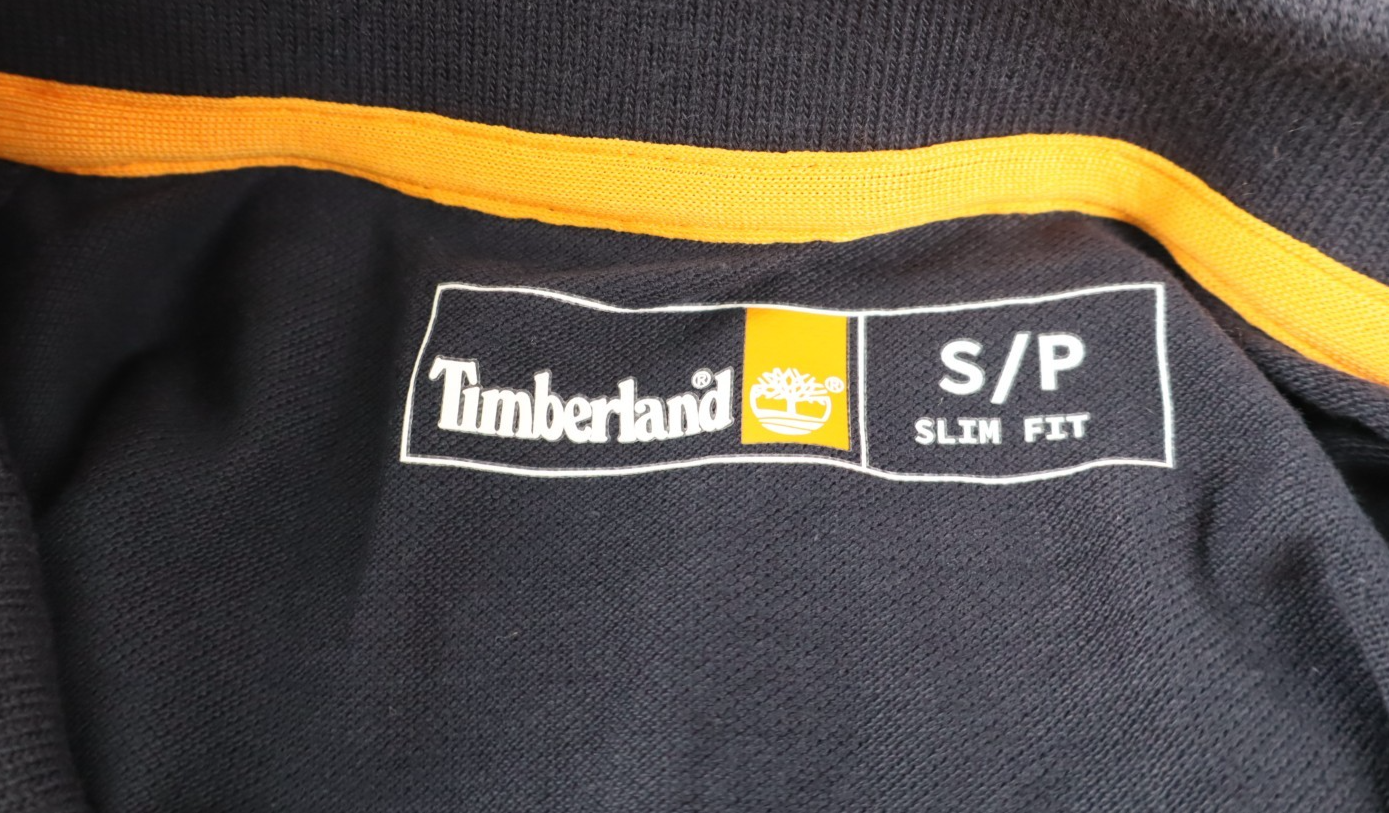 TIMBERLAND POLO UOMO MAN COTONE TG. S SLIM T-SHIRT CASUAL VINTAGE COTONE LOGO