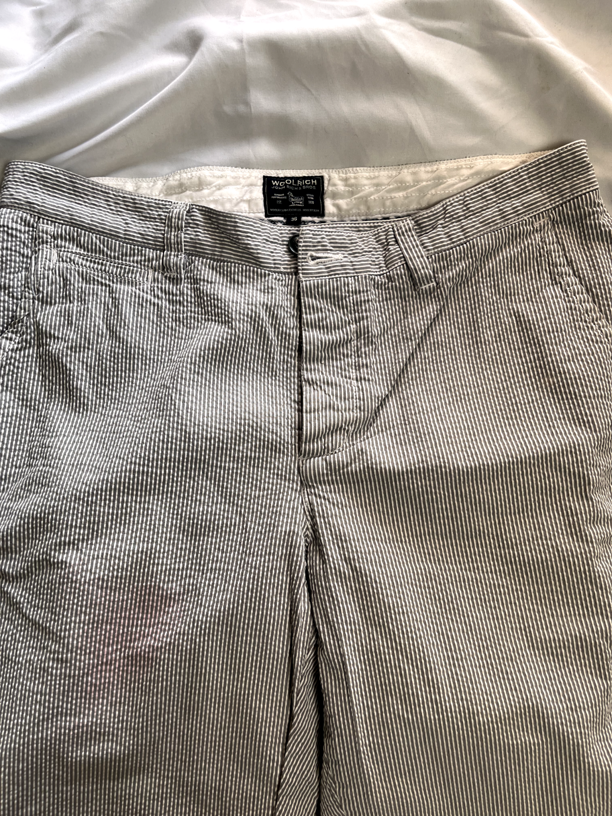 WOOLRICH PANTALONCINO DONNA TG. 50 WOMAN VINTAGE SHORTS CASUAL COTONE COTTON