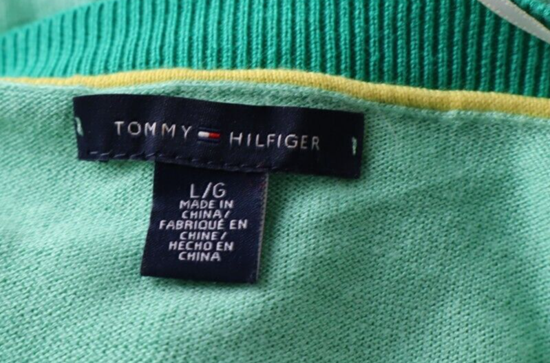 TOMMY HILFIGER CARDIGAN MAGLIONE COTONE DONNA Tg. L WOMAN CASUAL SWEATER
